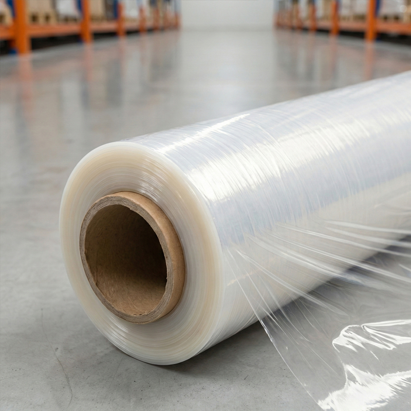 Стрейч-пленка 500 мм 23 мкм первичная (Оптовая коробка 6 рулонов)