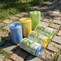 Превью - Мешки для выгула и уборки за животными ПНД 20х30 см (Оптовая коробка 200 рулонов)