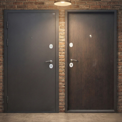 Default Входная дверь в квартиру "МЕЦАР-Монолит" 960x2050 Левая (Глубокий короб 140 мм / МДФ Тик)