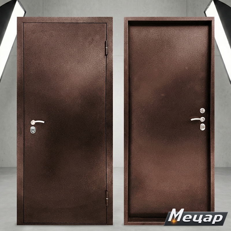 Входная дверь уличная с терморазрывом «Nordic Termo» 960x2050 мм (Антик Медь)